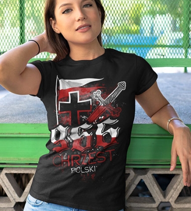 Koszulka damska termoaktywna CHRZEST POLSKI